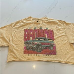 Vintage Ford Bronco Cropped Graphic Tee